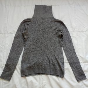 Grey Turtleneck Sweater
